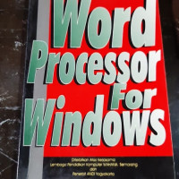 WORD PROCESSOR FOR WINDOWS