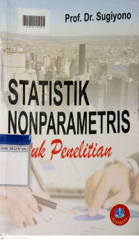 STATISTIK NONPARAMETRIS UNTUK PENELITIAN