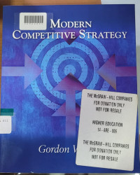 MODERN COMPETITIVE STRATEGY