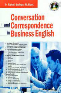 CONVENSARTION AND CORRESPONDENCE IN BUSINESS ENGLISH