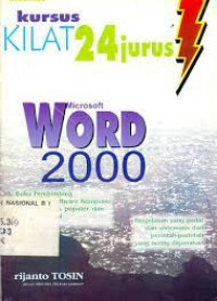 KURSUS KILAT 24 JURUS WINDOWS 2000 PROFESIONAL