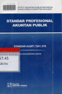 STANDAR PROFESIONAL AKUNTAN PUBLIK : Standar Audit (