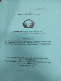 Laporan Penelitian : PREDIKTOR YANG MEMPENGARUHI PRILAKU PENGGUNAAN GOOGLE CLASSROOM DI JURUSAN PARIWISATA POLITEKNIK NEGERI BALI
