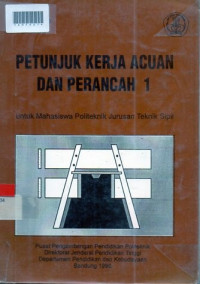 PETUNJUK KERJA ACUAN DAN PERANCAH 1