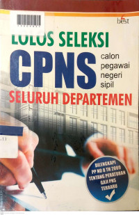 LOLOS SELEKSI CPNS SELURUH DEPARTEMEN