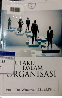 PERILAKU DALAM ORGANISASI