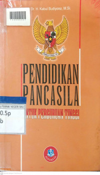 PENDIDIKAN PANCASILA UNTUK PERGURUAN TINGGI