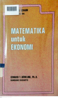 MATEMATIKA UNTUK EKONOMI