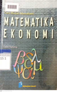 CARA MUDAH MEMAHAMI MATEMATIKA EKONOMI