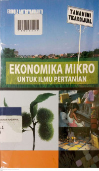 EKONOMIKA MIKRO UNTUK ILMU PERTANIAN