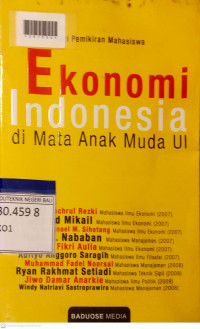 EKONOMI INDONESIA DI MATA ANAK MUDA UI