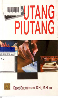 PERJANJIAN UTANG PIUTANG