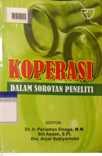 KOPERASI DALAM SOROTAN PENELITI