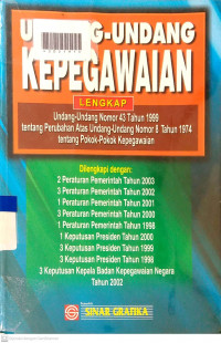UNDANG-UNDANG KEPEGAWAIAN