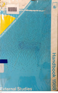 EXTERNAL STUDIES HANDBOOK 1988