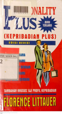 PERSONALITY PLUS : Kepribadian Plus