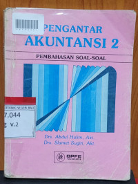 Pengantar Akuntansi 2 : Pembahasan soal-soal