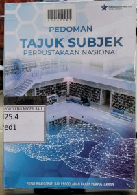 PEDOMAN TAJUK SUBJEK PERPUSTAKAAN NASIONAL