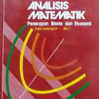 ANALISIS MATEMATIK : Penerapan Bisnis dan Ekonomi