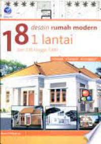DELAPAN BELAS DESAIN RUMAH MODERN 1 LANTAI