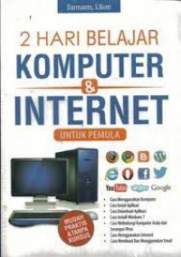 DUA HARI BELAJAR KOMPUTER & INTERNET UNTUK PEMULA