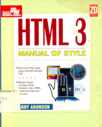 HTML 3 MANUAL OF STYLE