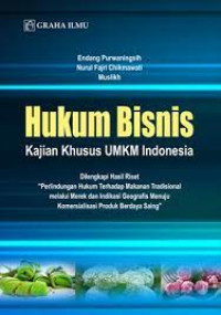 HUKUM BISNIS : Kajian Khusus UMKM Indonesia