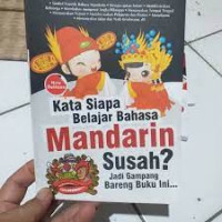 KATA SIAPA BELAJAR BAHASA MANDARIN SUSAH