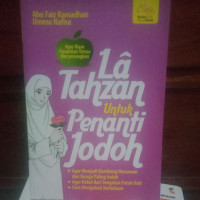 LAA TAHZAN UNTUK PENANTI JODOH