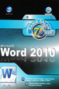 MAHIR DALAM 7 HARI MICROSOFT WORD 2010