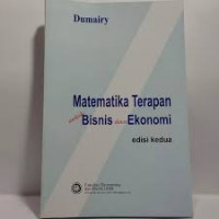 MATEMATIKA TERAPAN UNTUK BISNIS DAN EKONOMI