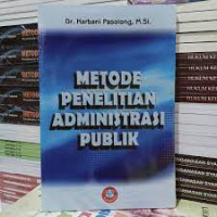 METODE PENELITIAN ADMINISTRASI PUBLIK