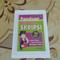 PANDUAN MENULIS SKRIPSI