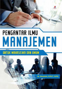 PENGANTAR ILMU MANAJEMEN