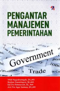 PENGANTAR MANAJEMEN PEMERINTAHAN