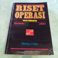 RISET OPERASI Jilid 1