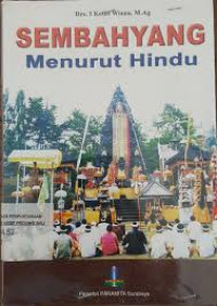 SEMBAHYANG MENURUT HINDU