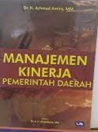 MANAJEMEN KINERJA PEMERINTAH DAERAH