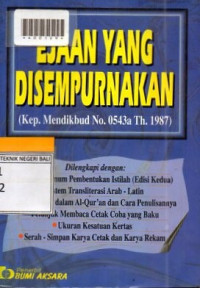 EJAAN YANG DI SEMPURNAKAN