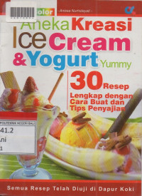 ANEKA KREASI ICE CREAM DAN YOGURT YUMMY