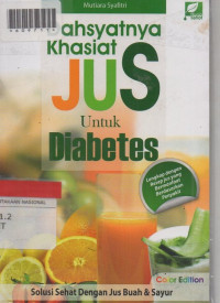 Dahsyatnya Khasiat Jus Untuk Diabetes
