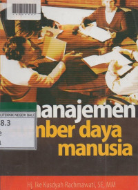 MANAJEMEN SUMBER DAYA MANUSIA
