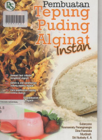 Pembuatan Tepung Puding Alginat Instan