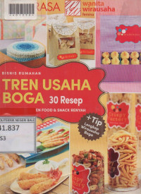 BISNIS RUMAHAN TREN USAHA BOGA TIGA PULUH RESEP