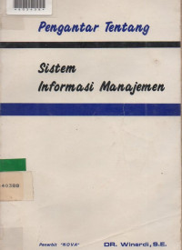 PENGANTAR TENTANG SISTEM INFORMASI MANAJEMEN