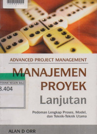 MANAJEMEN PROYEK LANJUTAN