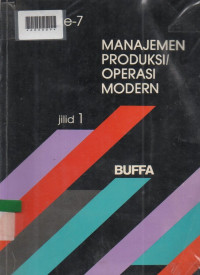 MANAJEMEN PRODUKSI / OPERASI MODERN
