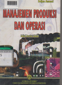 MANAJEMEN PRODUKSI DAN OPERASI