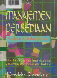 MANAJEMEN PERSEDIAAN: Aplikasi di Bidang Bisnis