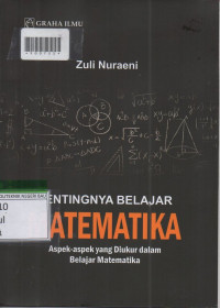 PENTINGNYA BELAJAR MATEMATIKA Aspek-aspek yang diukur dalam belajar Matematika